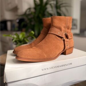 Steve Madden Fígaro Tan Suede Men's Boots